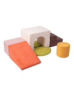 Bopeep Kids Climbing Foam Blocks Playset 7Pcs Toddler Soft Couch Crawl Play Toys