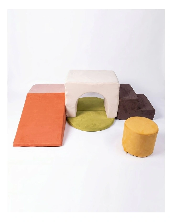 Bopeep Kids Climbing Foam Blocks Playset 7Pcs Toddler Soft Couch Crawl Play Toys image 2