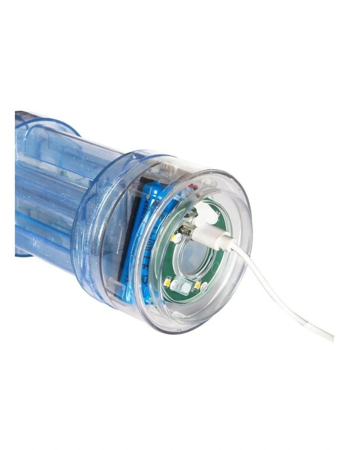 Automatic Electric Gatling Dual-Barrel Water Gun LED Kids Blue image 5