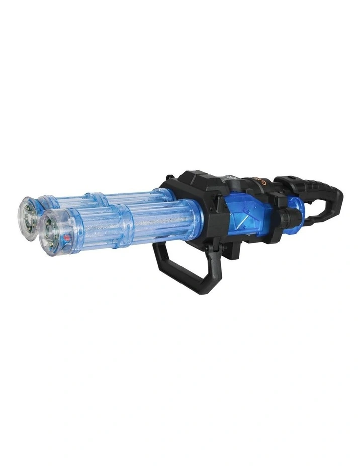 Automatic Electric Gatling Dual-Barrel Water Gun LED Kids Blue image 6
