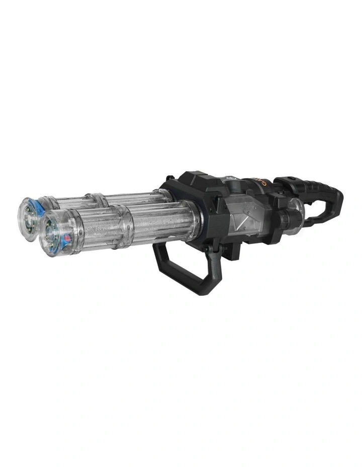 Automatic Electric Gatling Dual-Barrel Water Gun LED Kids Black image 6