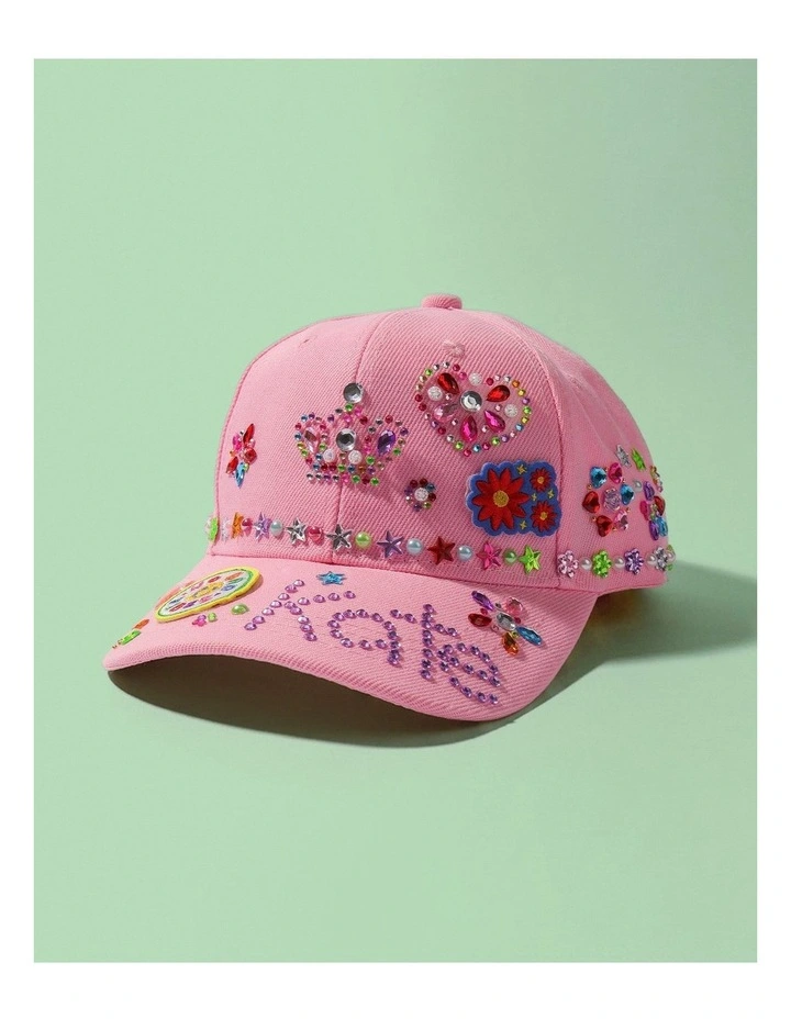 Journey of Something - Decorate Your Own Pink Baseball Cap image 3