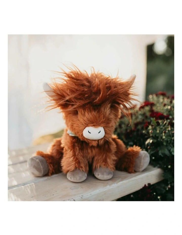 Bunnies by the Bay | Hamish Highland Cow | Soft Toy | 3 years image 5