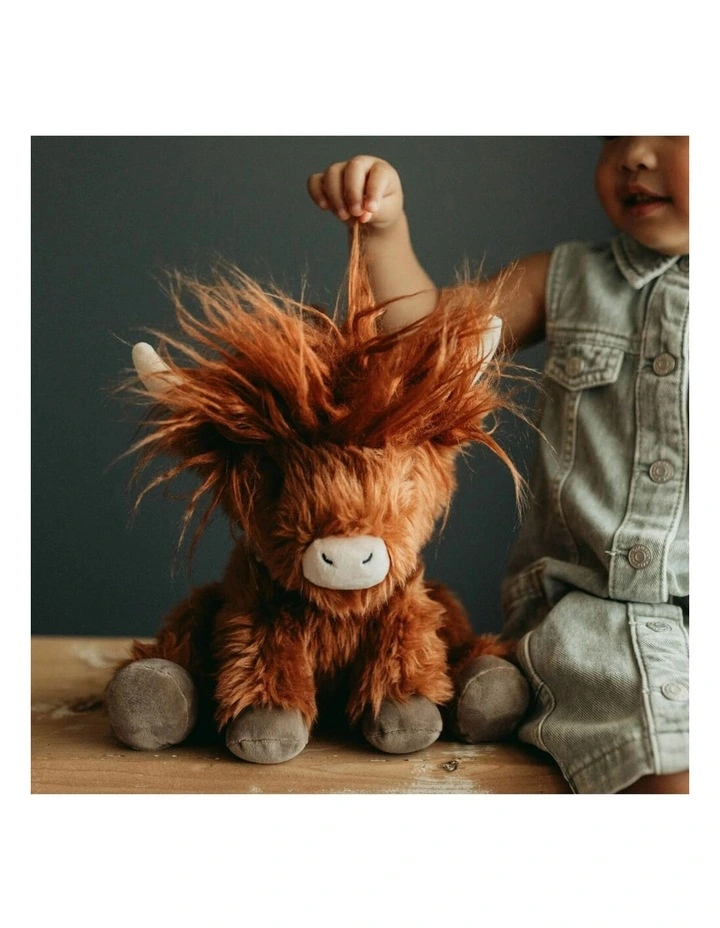Bunnies by the Bay | Hamish Highland Cow | Soft Toy | 3 years image 6