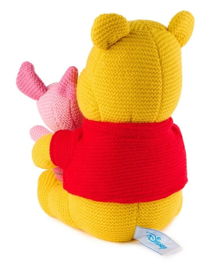 Disney x GUND - Knit Plush Winnie the Pooh & Piglet, Soft Toy, Plush image 5