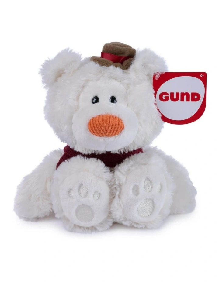 GUND - Forever Friends Moments Philbin Snowman Soft Toy - 1 year  image 1