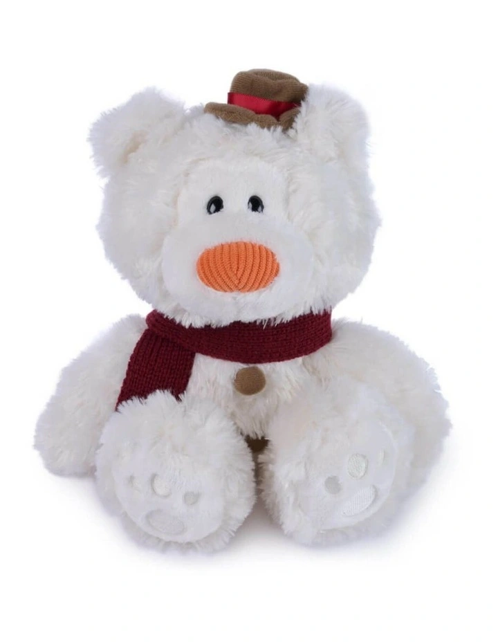 GUND - Forever Friends Moments Philbin Snowman Soft Toy - 1 year  image 2