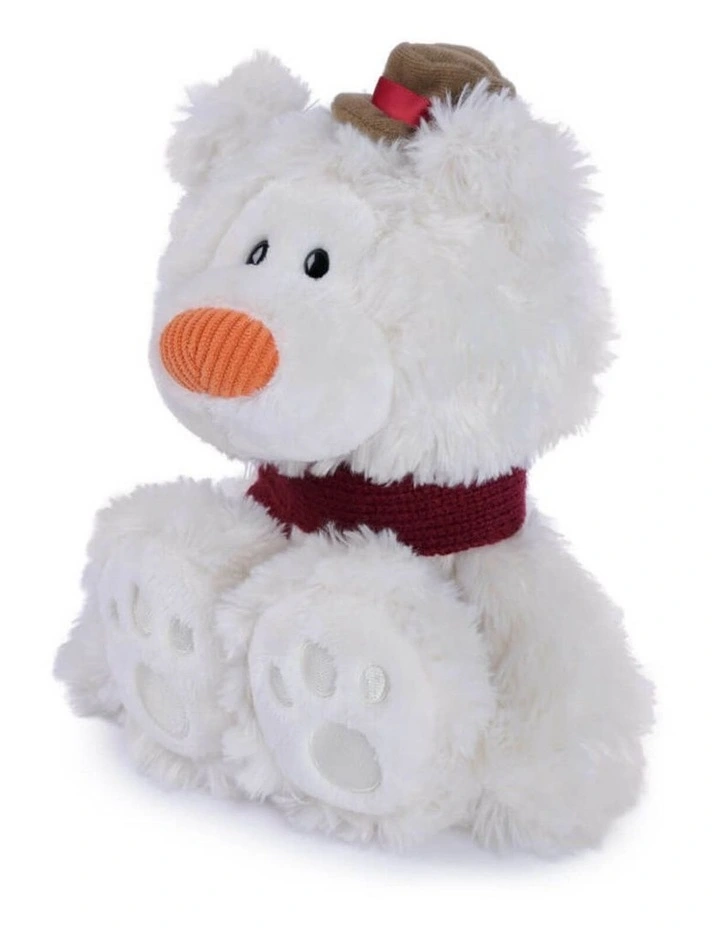 GUND - Forever Friends Moments Philbin Snowman Soft Toy - 1 year  image 4