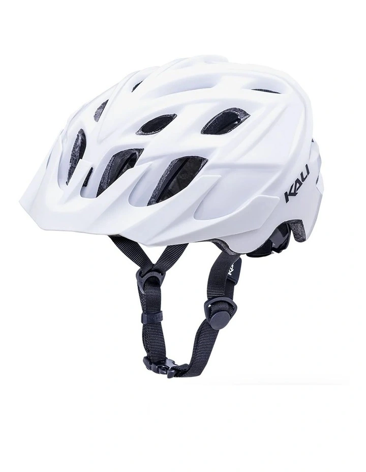 Kali Chakra Solo Helmet - Solid White (S/M) image 1
