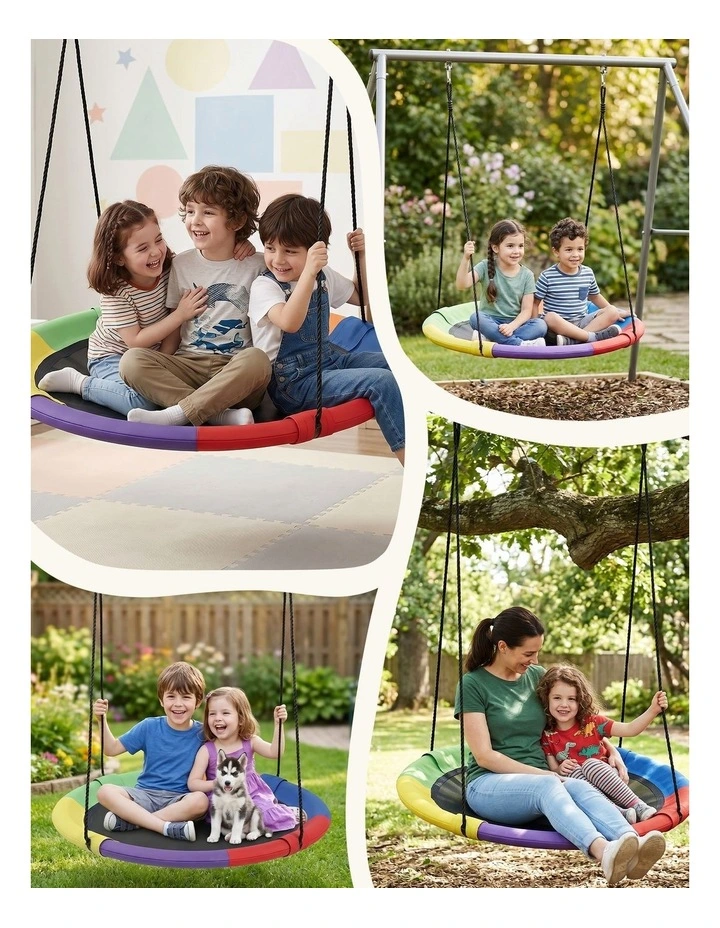 Gardeon Tree Swing Hammock 100cm for Backyard Porch Outside Playground image 4