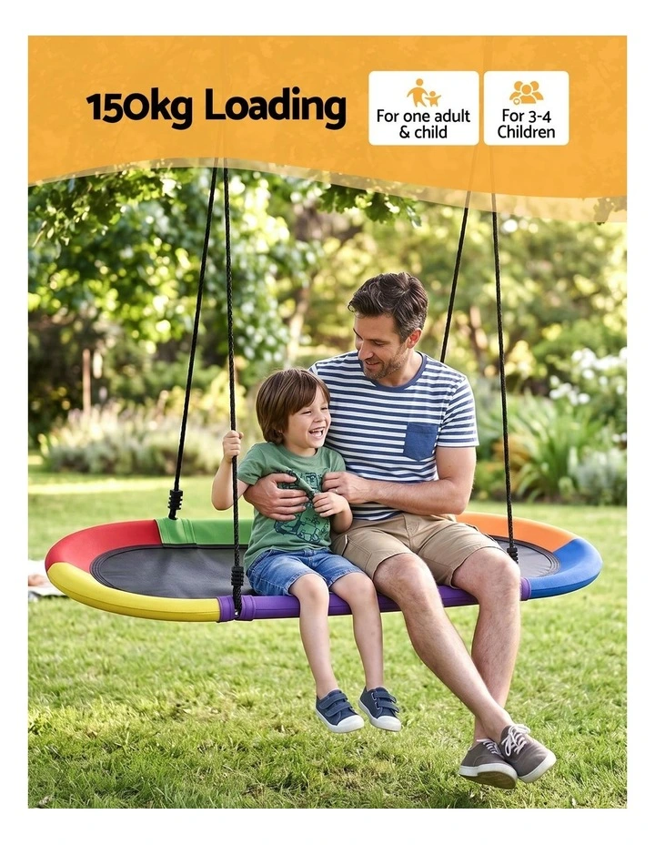 Gardeon Tree Swing Hammock 150cm for Backyard Porch Outside Playground image 6