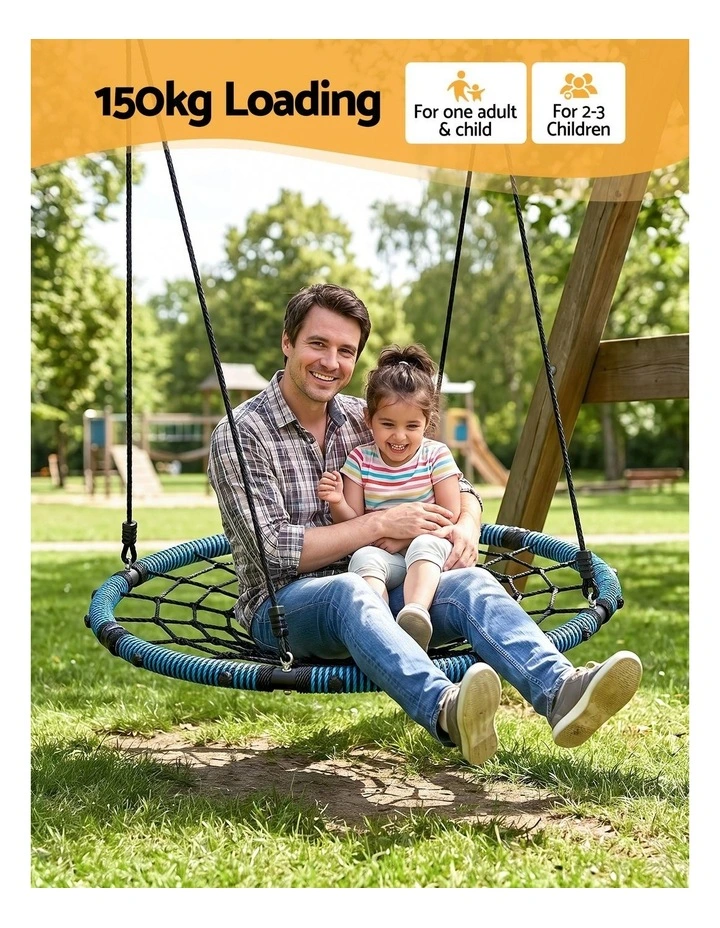 Gardeon Tree Swing Net Hammock 98.5cm for Backyard Porch Outside Playground image 5