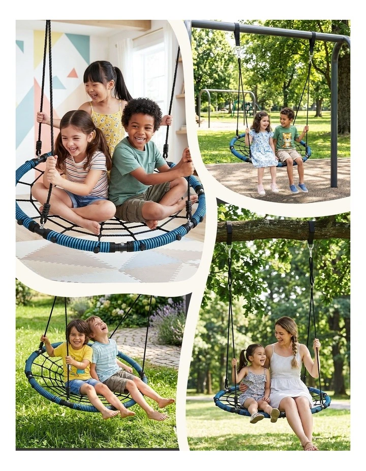 Gardeon Tree Swing Net Hammock 98.5cm for Backyard Porch Outside Playground image 6
