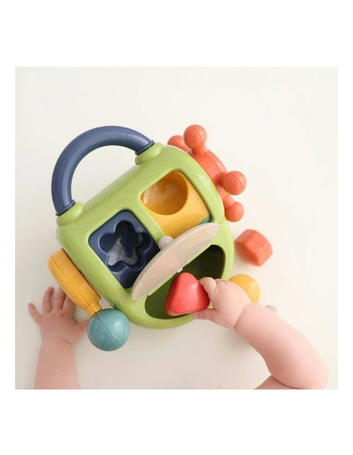 Tolo Toys Bio Plastic 22cm Activity 6-Shape Sorter Box Baby/Toddler Toy 12m  image 2