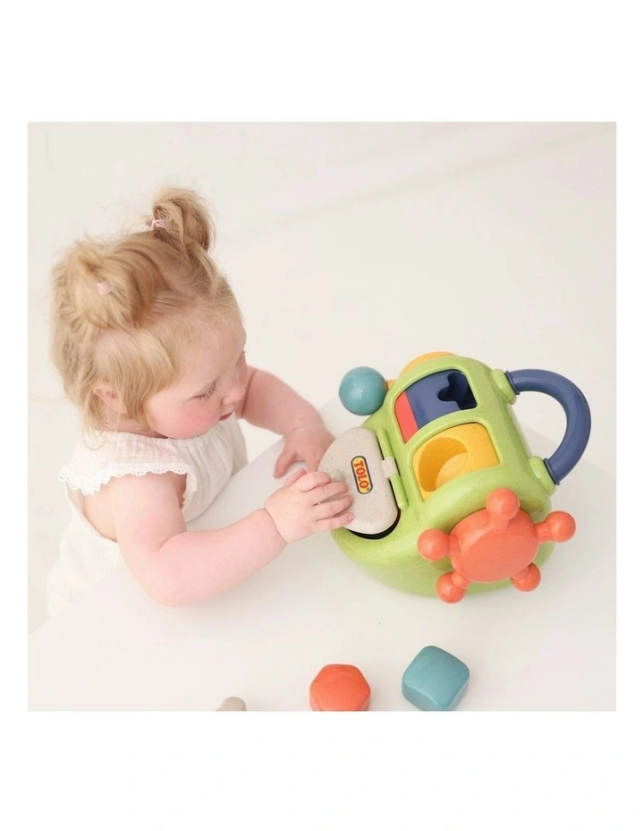 Tolo Toys Bio Plastic 22cm Activity 6-Shape Sorter Box Baby/Toddler Toy 12m  image 3