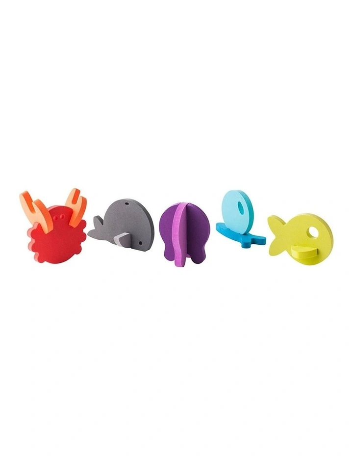 11pc Links 3D Foam Sea Animal Puzzles Bath Time/Tub Toys/Game for Baby/Kids image 1