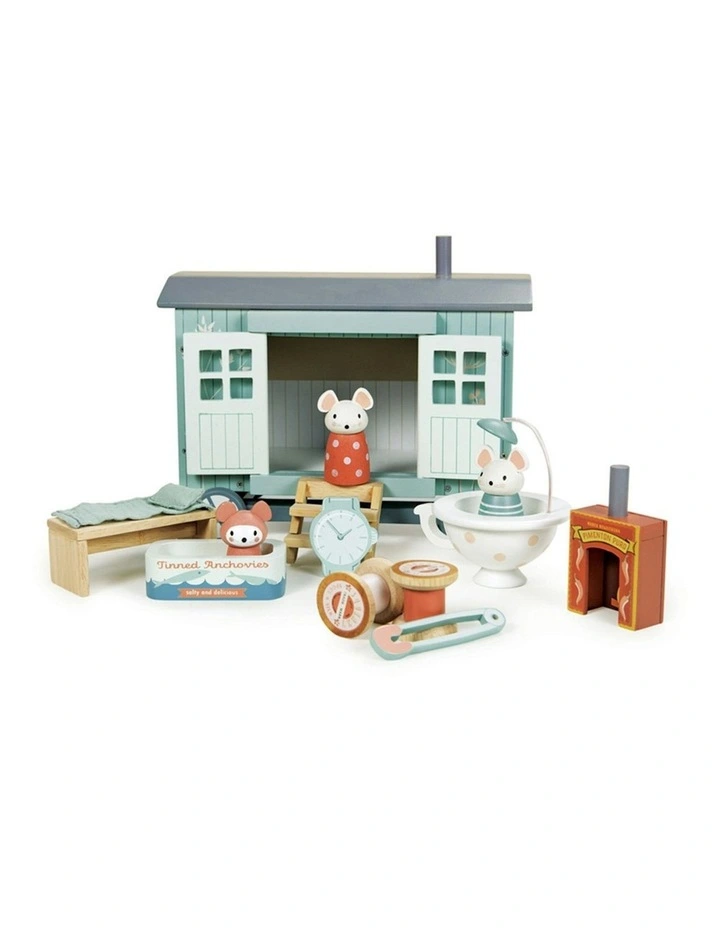 Tender Leaf Toys 27cm Secret Meadow Shepherd's Hut Wood Toy Set Kids/Children 3 image 1