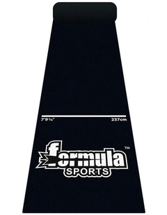 Formula Sports Non-Slip Dart International Throwing Line Floor Mat 63cm Black