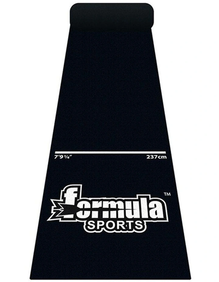 Formula Sports Non-Slip Dart International Throwing Line Floor Mat 63cm Black image 1