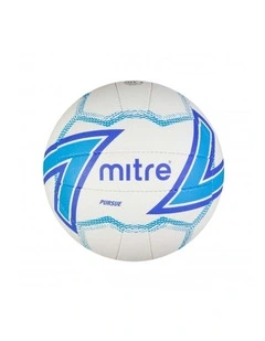 Pursue White Size 5 Netball Ball F18P