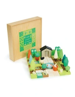 67pc Tender Leaf Toys 30cm Little Garden Designer Wooden Toy Set w/ Box Kids 3y 