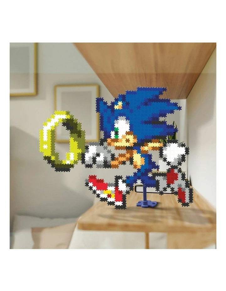 750pc Jixelz Remix Sonic the Hedgehog Ring and 750pc Shadow Puzzle Set 8y image 3