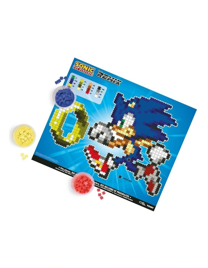 750pc Jixelz Remix Sonic the Hedgehog Ring and 750pc Shadow Puzzle Set 8y image 4