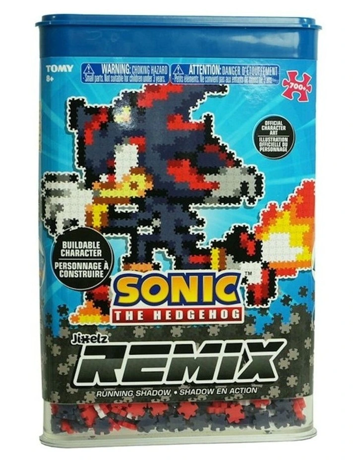 750pc Jixelz Remix Sonic the Hedgehog Ring and 750pc Shadow Puzzle Set 8y image 5