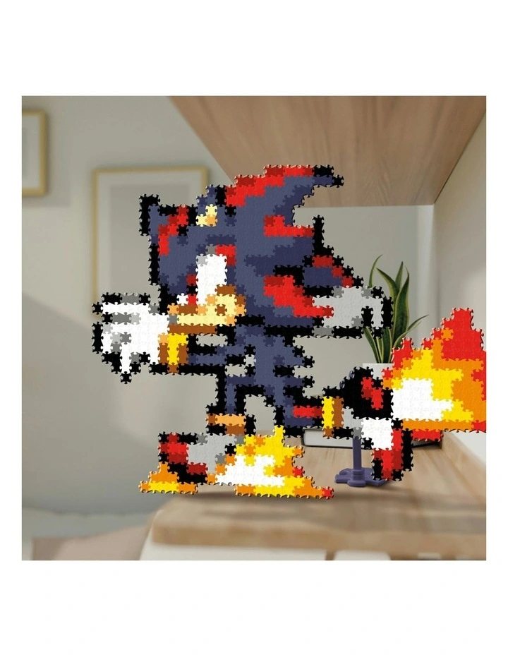 750pc Jixelz Remix Sonic the Hedgehog Ring and 750pc Shadow Puzzle Set 8y image 6