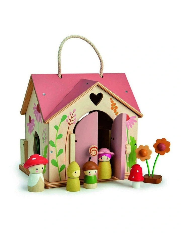 Tender Leaf Toys 42cm Merrywood Rosewood Cottage Wooden Toy Set Kids/Children 3 image 2
