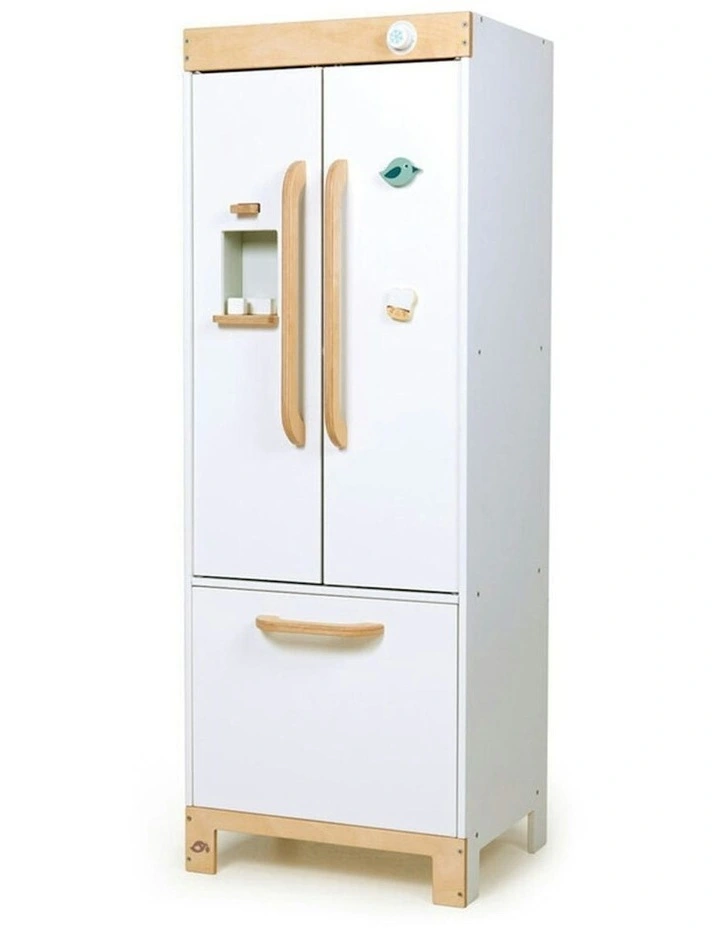 Tender Leaf Toys 36cm Refrigerator w/ Eggs/Milk Wood Toy Role-Play Set Kids 3y image 1