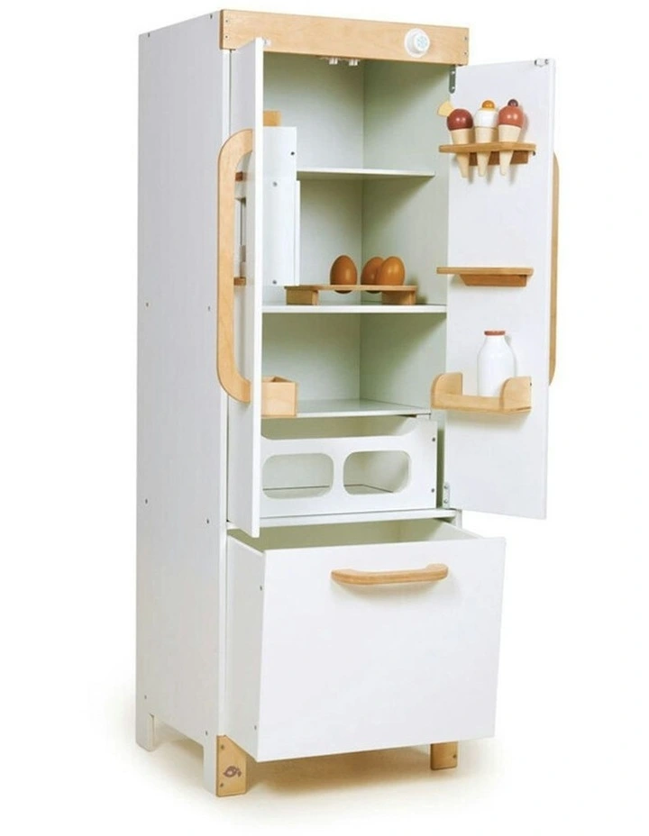 Tender Leaf Toys 36cm Refrigerator w/ Eggs/Milk Wood Toy Role-Play Set Kids 3y image 4