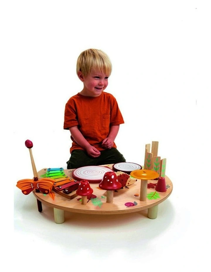 Tender Leaf Toys 50cm Forest Musical Table Wooden Instrument Toy Set Kids 3y image 4