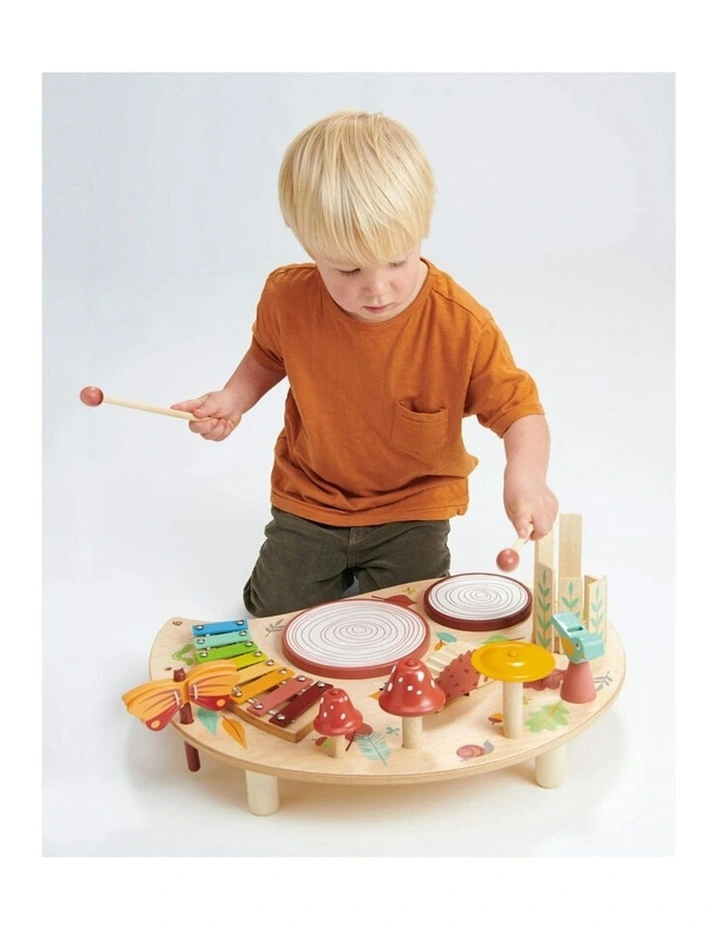Tender Leaf Toys 50cm Forest Musical Table Wooden Instrument Toy Set Kids 3y image 7