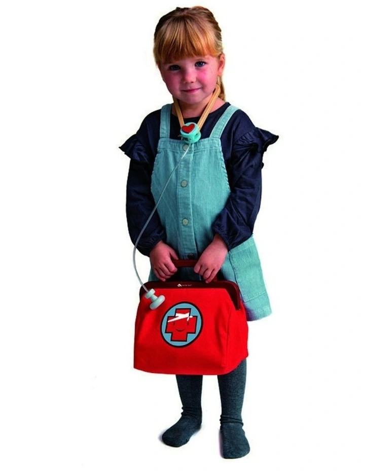 Tender Leaf Toys 24.5cm Doctor's Bag & Accessory Wood Toy Role-Play Set Kids 3 image 5
