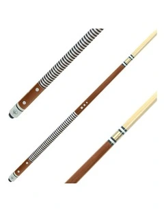 Formula Sports Nylon Wound 2 Piece Cue Stick Billiard/Snooker Pool Game White