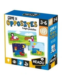 Headu Game of Opposites Jigsaw Puzzle Kids/Children Fun Play Activity Game 3y 