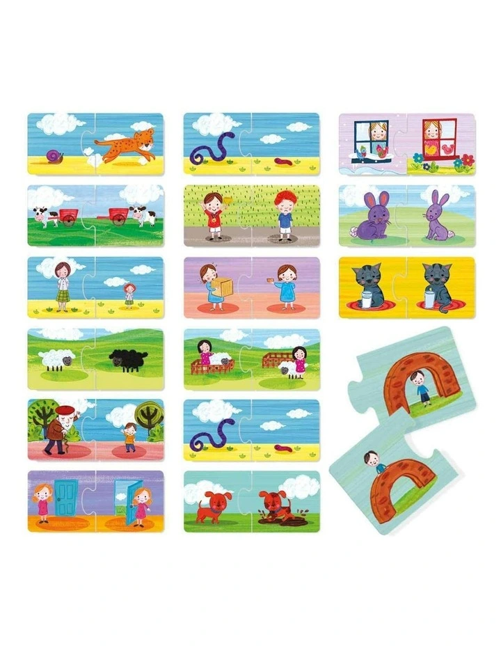 Headu Game of Opposites Jigsaw Puzzle Kids/Children Fun Play Activity Game 3y  image 2