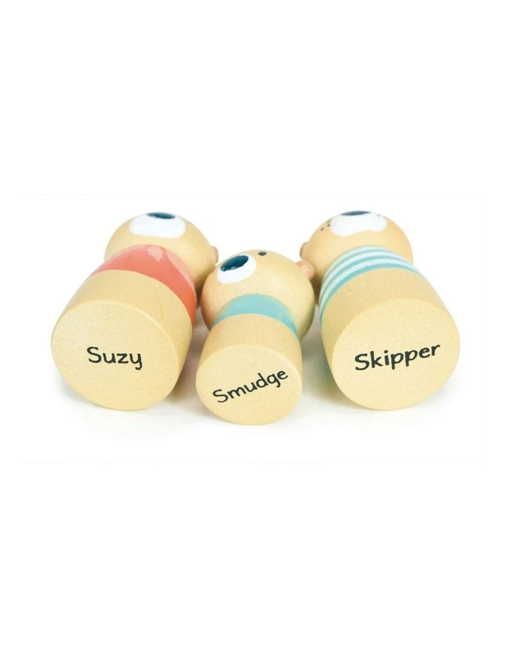 Tender Leaf Toys 38cm Little Otter Canal Boat Wooden Toy Set Kids/Children 3y image 4