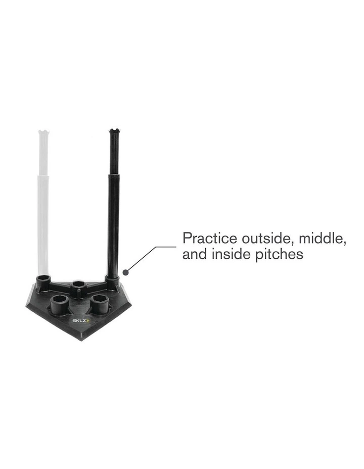 SKLZ 5-Position Adjustable Height Training/Practice Baseball Rubber Tee V2 in Black image 7