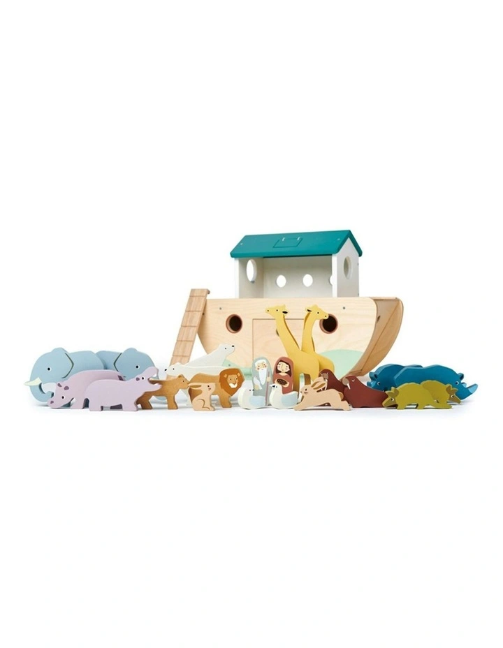 Tender Leaf Toys 38cm Noah's Wooden Ark w/ 10-Pair Animal Toy Play Set Kids 3y  image 5