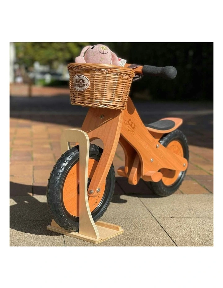 Kinderfeets Wooden 34cm Bike Stand For Tiny Tot Trike Kids Play Toy Accessory image 2