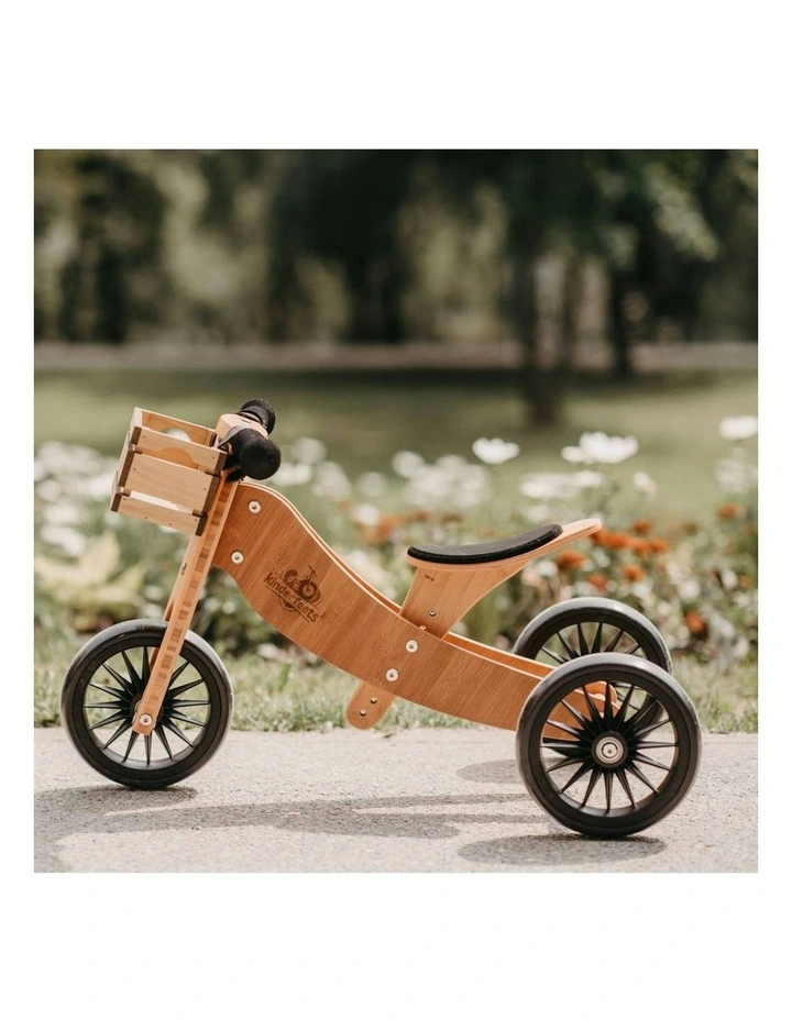 Kinderfeets 72cm Bamboo Tiny Tot Plus Balance Bike/Trike Kids Ride-On Toy 18m image 4
