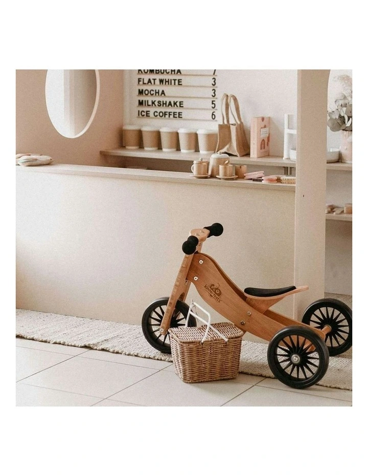 Kinderfeets 72cm Bamboo Tiny Tot Plus Balance Bike/Trike Kids Ride-On Toy 18m image 5