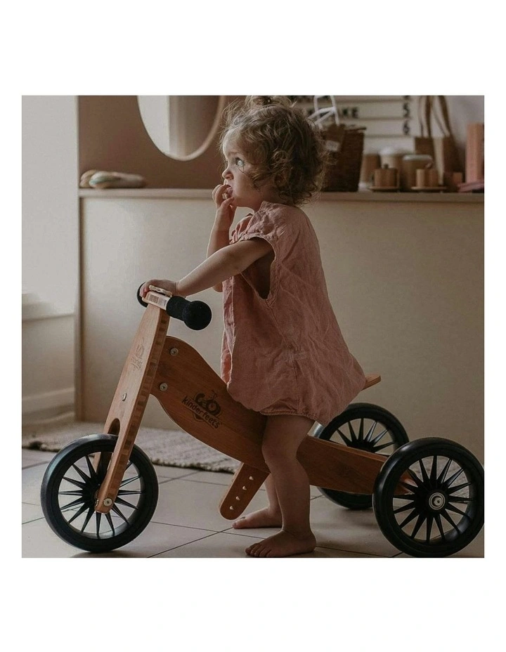 Kinderfeets 72cm Bamboo Tiny Tot Plus Balance Bike/Trike Kids Ride-On Toy 18m image 6