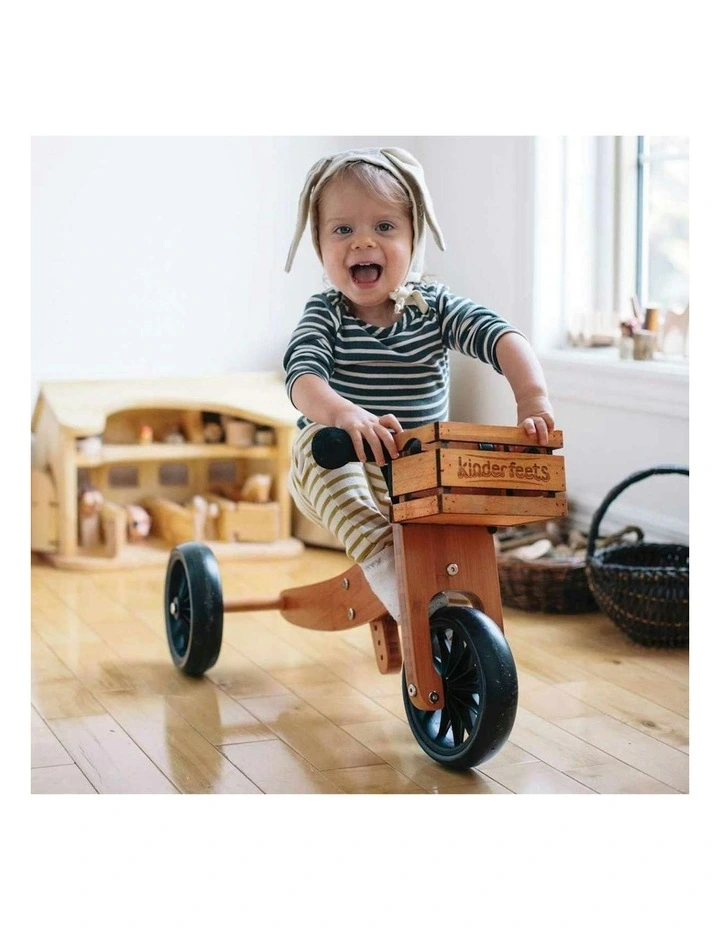 Kinderfeets 72cm Bamboo Tiny Tot Plus Balance Bike/Trike Kids Ride-On Toy 18m image 7