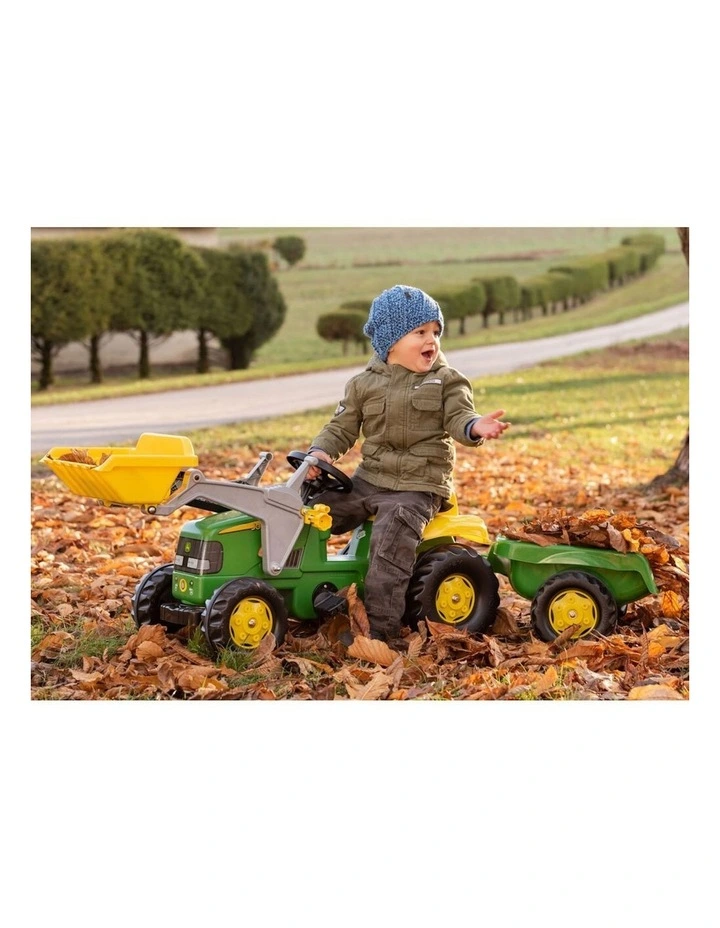 Rolly Classic Pedal Tractor with Tray 161cm in Yellow/Green image 2