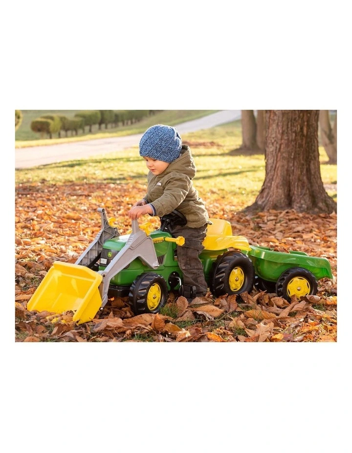 Rolly Classic Pedal Tractor with Tray 161cm in Yellow/Green image 3