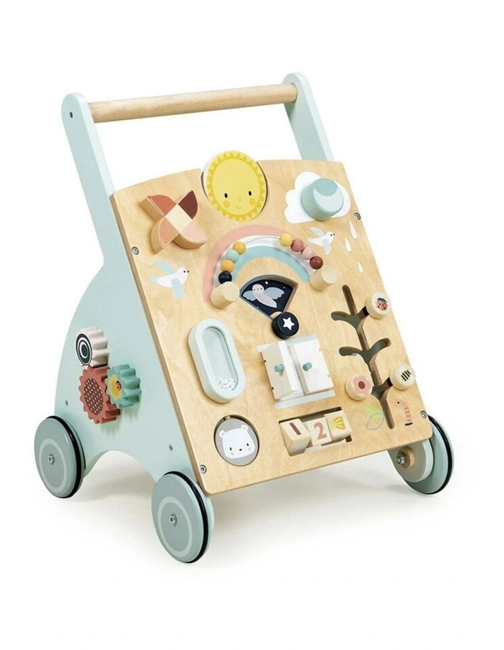 Tender Leaf Toys 39cm Sunshine Activity Walker w/ Wood Toy Set Kids/Toddler 18m image 1