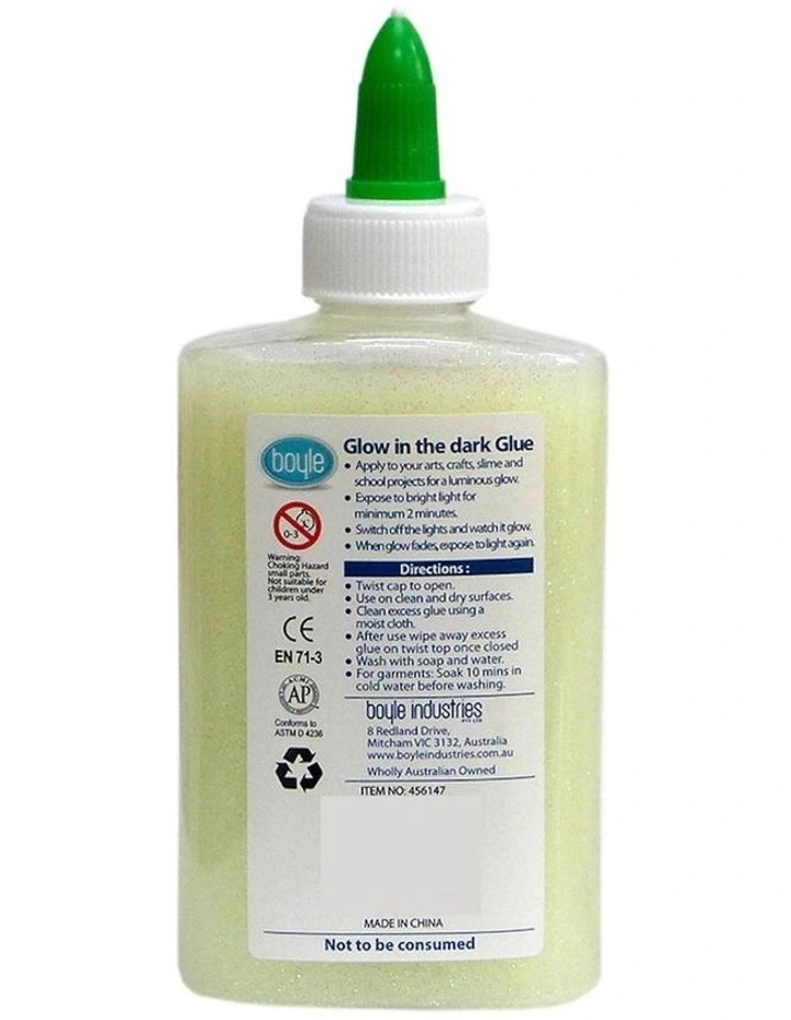 Glow in the Dark Glitter Glue 147ml image 2